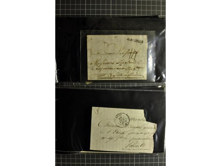 1772/1972 (ca.), interessanter Posten Briefe, Karten und Ganzsachen, dabei Reco, Luftpost etc.