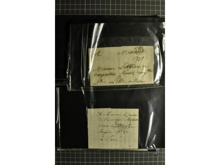 1772/1972 (ca.), interessanter Posten Briefe, Karten und Ganzsachen, dabei Reco, Luftpost etc.