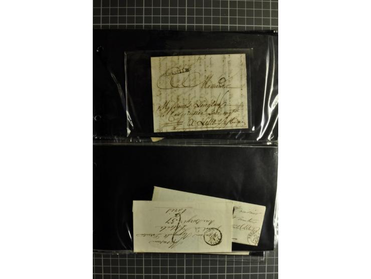 1772/1972 (ca.), interessanter Posten Briefe, Karten und Ganzsachen, dabei Reco, Luftpost etc.