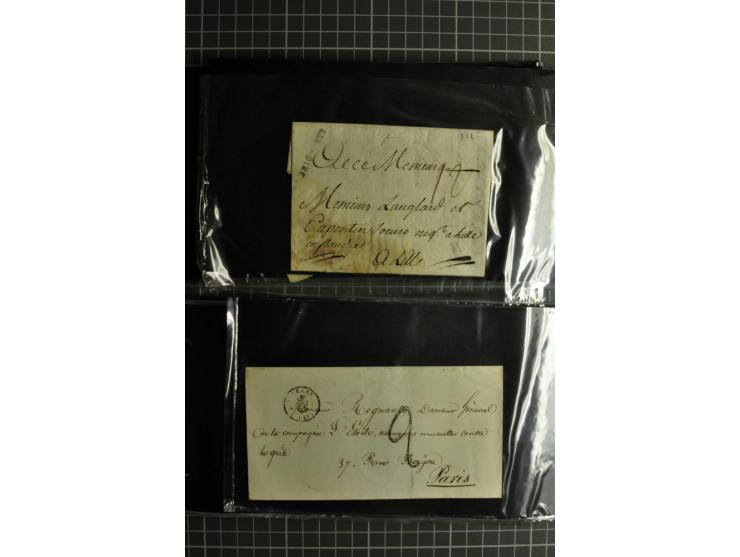 1772/1972 (ca.), interessanter Posten Briefe, Karten und Ganzsachen, dabei Reco, Luftpost etc.