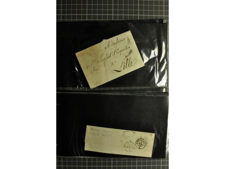 1772/1972 (ca.), interessanter Posten Briefe, Karten und Ganzsachen, dabei Reco, Luftpost etc.