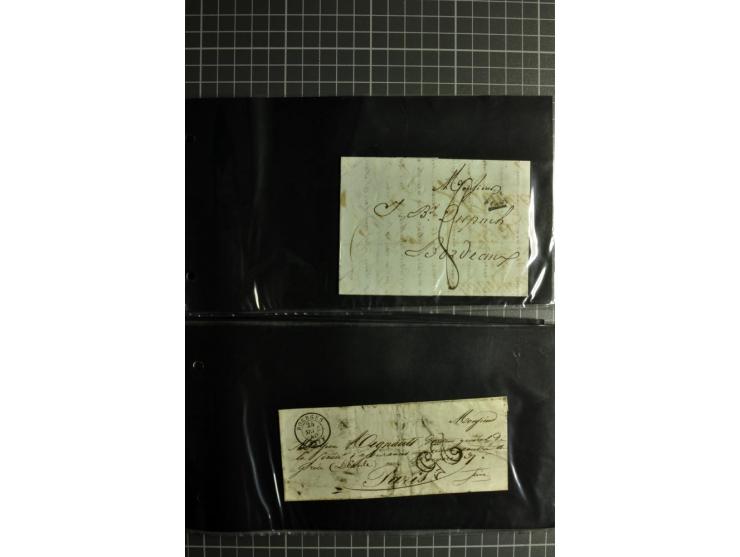 1772/1972 (ca.), interessanter Posten Briefe, Karten und Ganzsachen, dabei Reco, Luftpost etc.