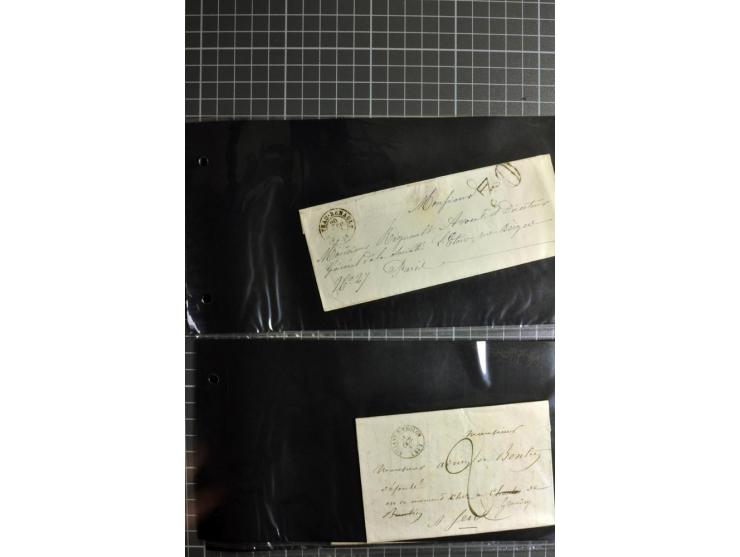 1772/1972 (ca.), interessanter Posten Briefe, Karten und Ganzsachen, dabei Reco, Luftpost etc.