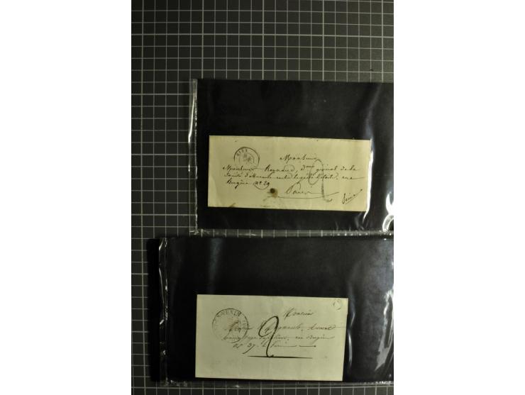 1772/1972 (ca.), interessanter Posten Briefe, Karten und Ganzsachen, dabei Reco, Luftpost etc.