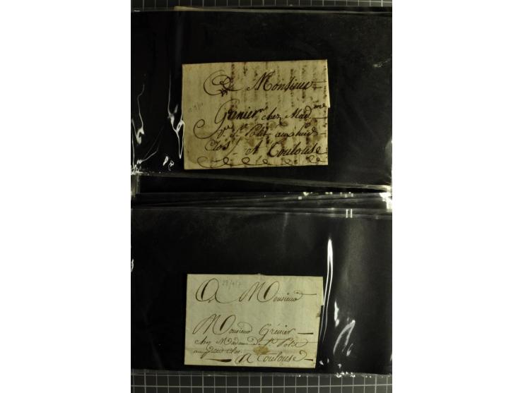 1772/1972 (ca.), interessanter Posten Briefe, Karten und Ganzsachen, dabei Reco, Luftpost etc.