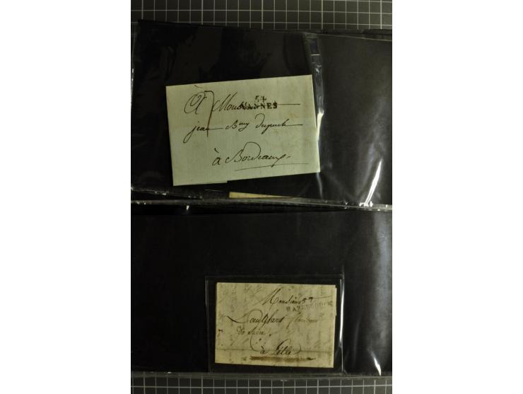 1772/1972 (ca.), interessanter Posten Briefe, Karten und Ganzsachen, dabei Reco, Luftpost etc.