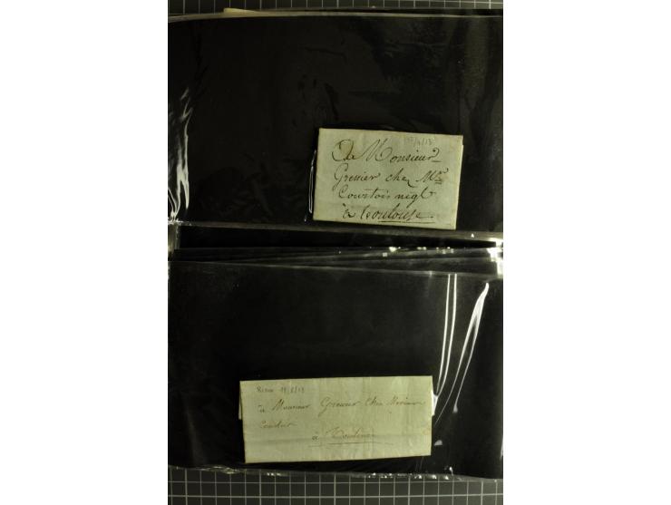 1772/1972 (ca.), interessanter Posten Briefe, Karten und Ganzsachen, dabei Reco, Luftpost etc.