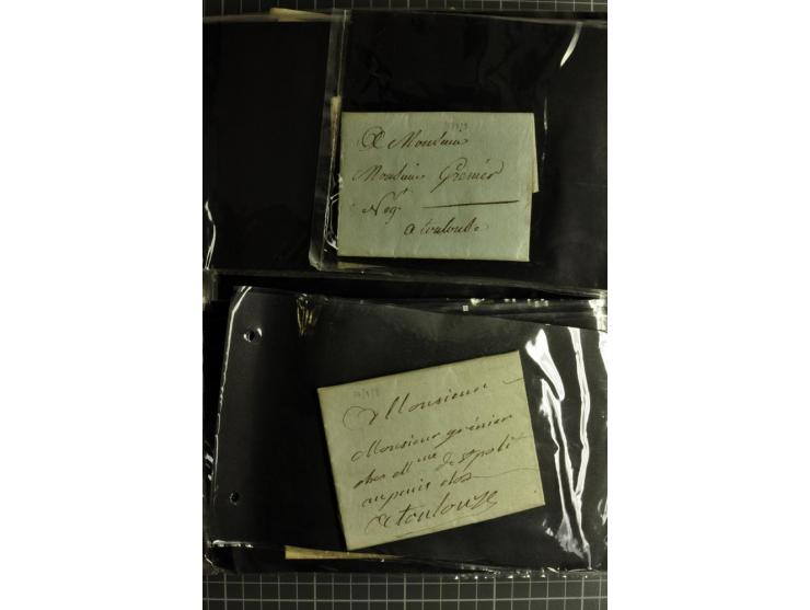 1772/1972 (ca.), interessanter Posten Briefe, Karten und Ganzsachen, dabei Reco, Luftpost etc.