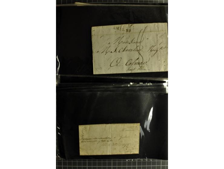 1772/1972 (ca.), interessanter Posten Briefe, Karten und Ganzsachen, dabei Reco, Luftpost etc.