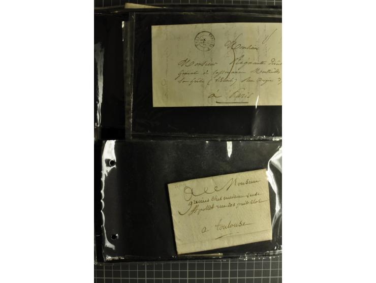1772/1972 (ca.), interessanter Posten Briefe, Karten und Ganzsachen, dabei Reco, Luftpost etc.