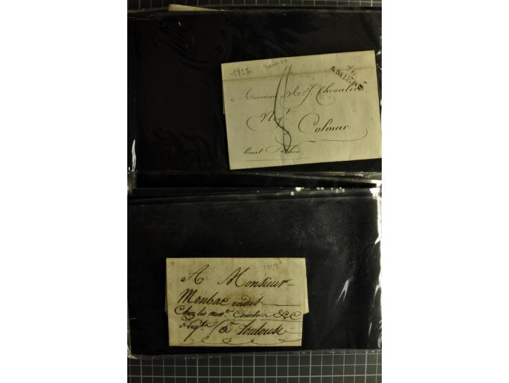 1772/1972 (ca.), interessanter Posten Briefe, Karten und Ganzsachen, dabei Reco, Luftpost etc.