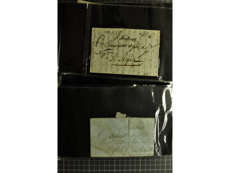 1772/1972 (ca.), interessanter Posten Briefe, Karten und Ganzsachen, dabei Reco, Luftpost etc.