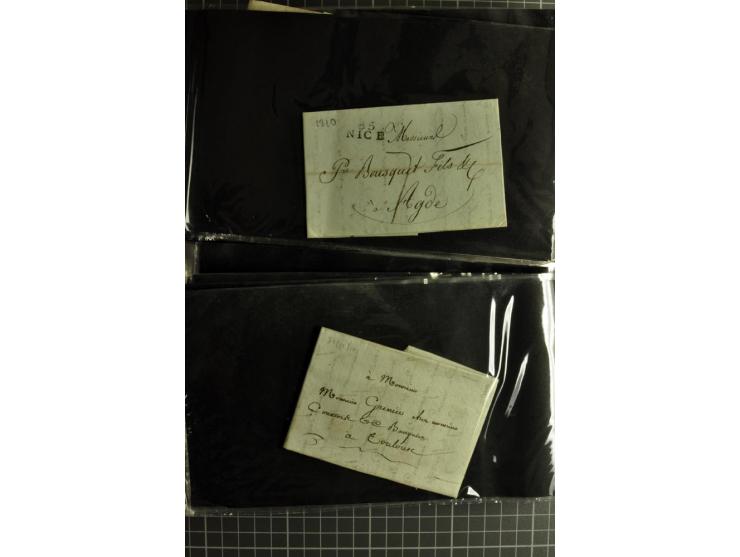 1772/1972 (ca.), interessanter Posten Briefe, Karten und Ganzsachen, dabei Reco, Luftpost etc.