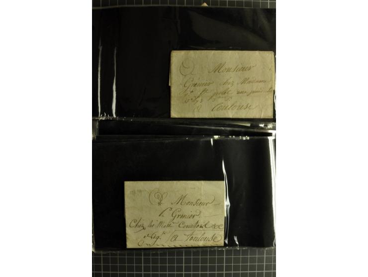 1772/1972 (ca.), interessanter Posten Briefe, Karten und Ganzsachen, dabei Reco, Luftpost etc.