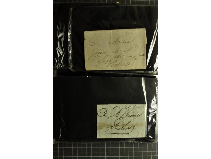 1772/1972 (ca.), interessanter Posten Briefe, Karten und Ganzsachen, dabei Reco, Luftpost etc.