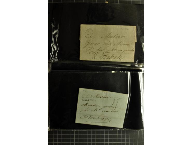 1772/1972 (ca.), interessanter Posten Briefe, Karten und Ganzsachen, dabei Reco, Luftpost etc.