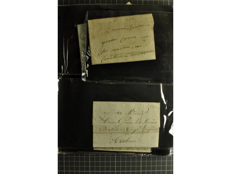 1772/1972 (ca.), interessanter Posten Briefe, Karten und Ganzsachen, dabei Reco, Luftpost etc.