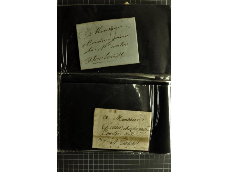 1772/1972 (ca.), interessanter Posten Briefe, Karten und Ganzsachen, dabei Reco, Luftpost etc.