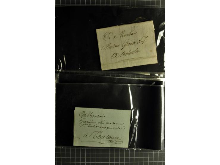 1772/1972 (ca.), interessanter Posten Briefe, Karten und Ganzsachen, dabei Reco, Luftpost etc.