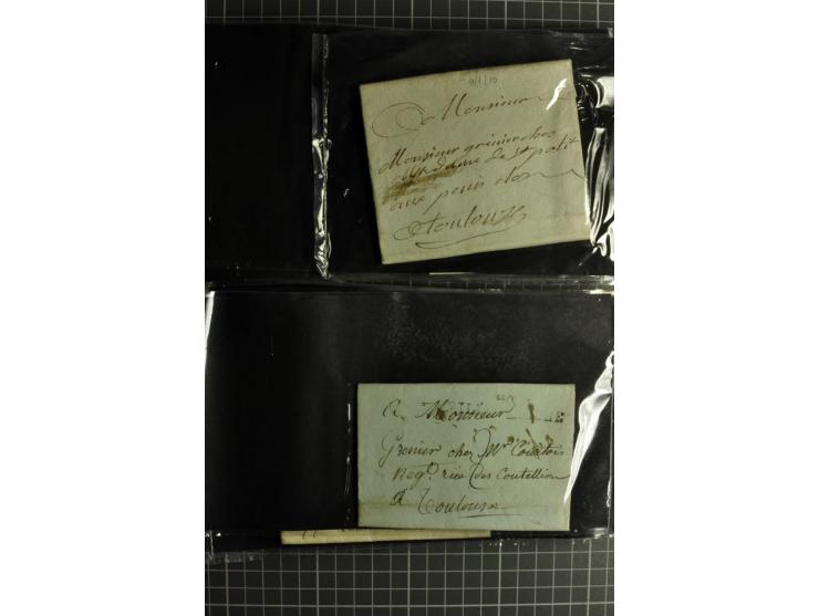 1772/1972 (ca.), interessanter Posten Briefe, Karten und Ganzsachen, dabei Reco, Luftpost etc.