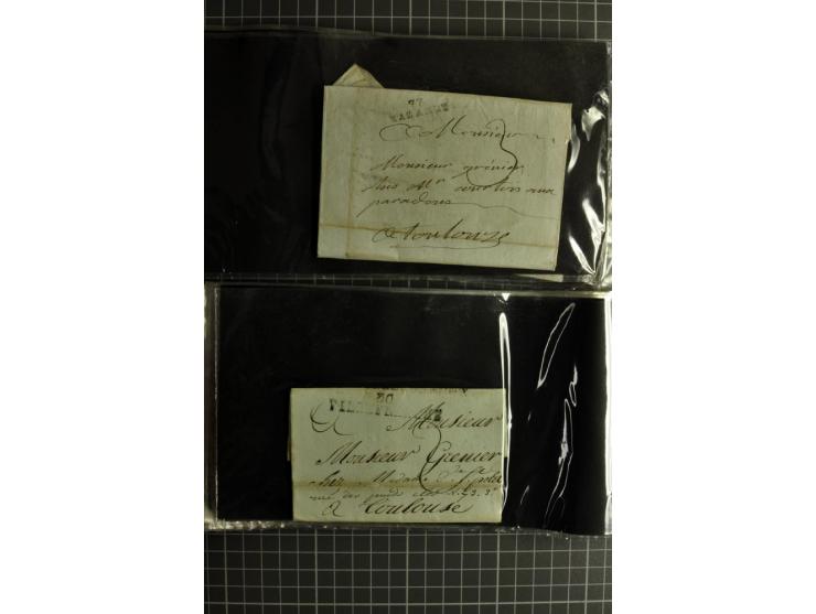 1772/1972 (ca.), interessanter Posten Briefe, Karten und Ganzsachen, dabei Reco, Luftpost etc.