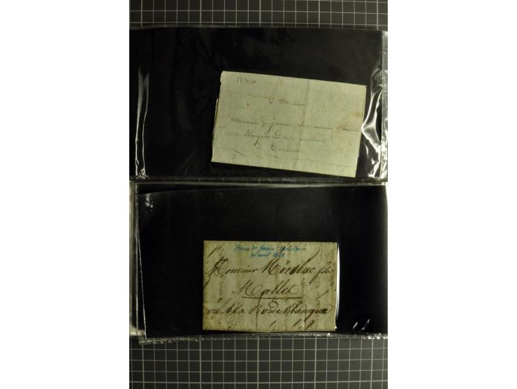 1772/1972 (ca.), interessanter Posten Briefe, Karten und Ganzsachen, dabei Reco, Luftpost etc.