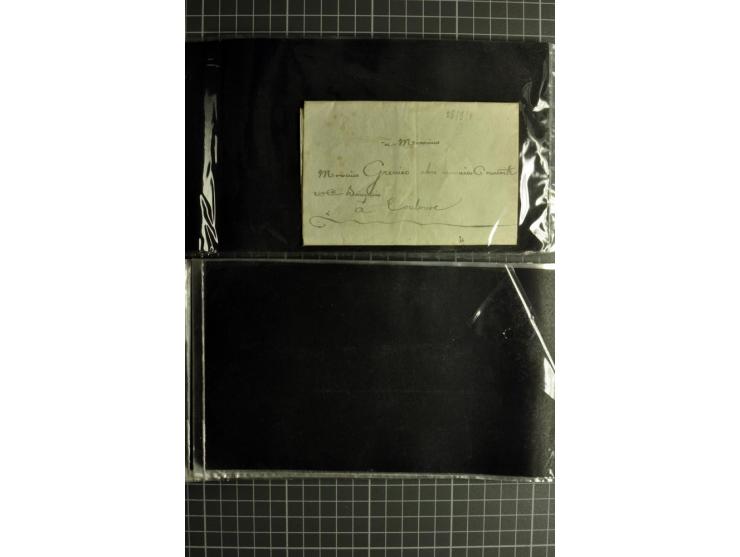 1772/1972 (ca.), interessanter Posten Briefe, Karten und Ganzsachen, dabei Reco, Luftpost etc.