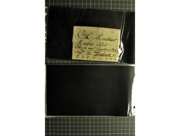 1772/1972 (ca.), interessanter Posten Briefe, Karten und Ganzsachen, dabei Reco, Luftpost etc.