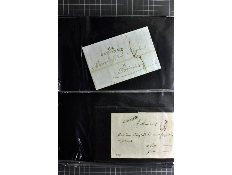 1772/1972 (ca.), interessanter Posten Briefe, Karten und Ganzsachen, dabei Reco, Luftpost etc.