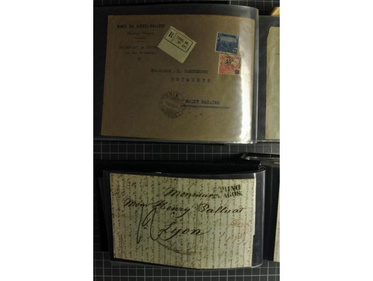 1772/1972 (ca.), interessanter Posten Briefe, Karten und Ganzsachen, dabei Reco, Luftpost etc.