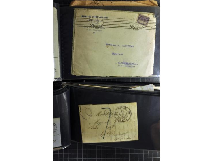 1772/1972 (ca.), interessanter Posten Briefe, Karten und Ganzsachen, dabei Reco, Luftpost etc.