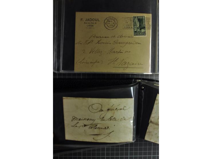 1772/1972 (ca.), interessanter Posten Briefe, Karten und Ganzsachen, dabei Reco, Luftpost etc.