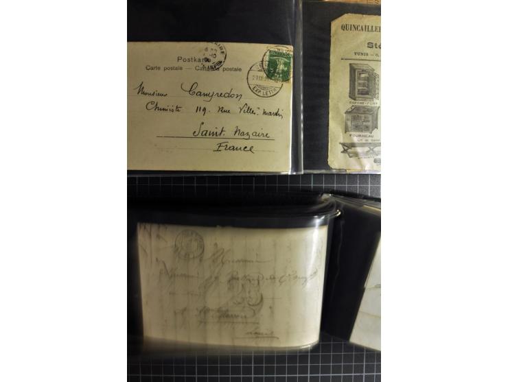 1772/1972 (ca.), interessanter Posten Briefe, Karten und Ganzsachen, dabei Reco, Luftpost etc.