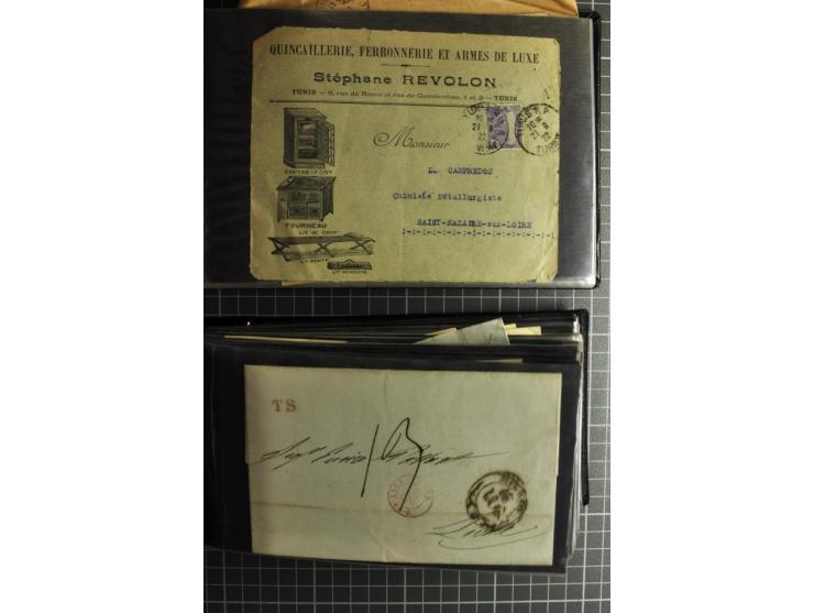 1772/1972 (ca.), interessanter Posten Briefe, Karten und Ganzsachen, dabei Reco, Luftpost etc.