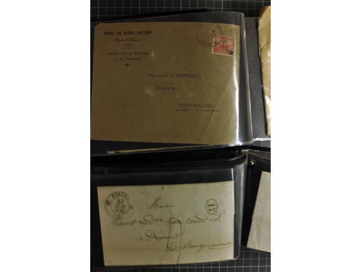 1772/1972 (ca.), interessanter Posten Briefe, Karten und Ganzsachen, dabei Reco, Luftpost etc.