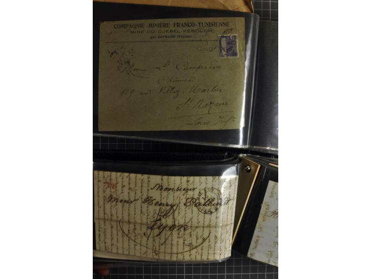 1772/1972 (ca.), interessanter Posten Briefe, Karten und Ganzsachen, dabei Reco, Luftpost etc.