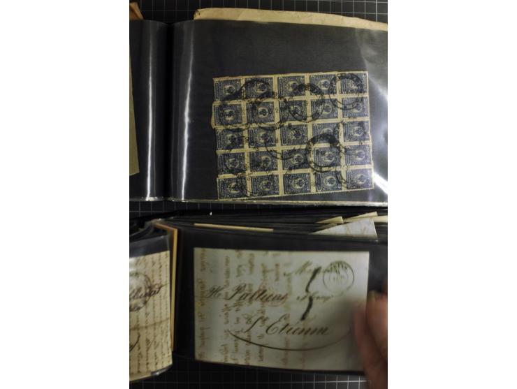 1772/1972 (ca.), interessanter Posten Briefe, Karten und Ganzsachen, dabei Reco, Luftpost etc.
