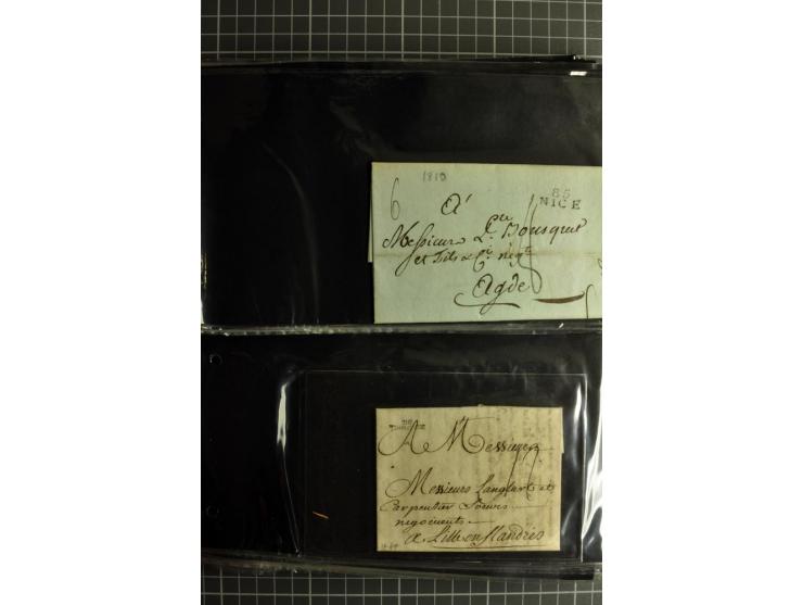 1772/1972 (ca.), interessanter Posten Briefe, Karten und Ganzsachen, dabei Reco, Luftpost etc.