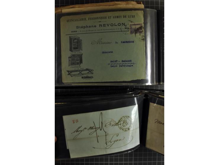 1772/1972 (ca.), interessanter Posten Briefe, Karten und Ganzsachen, dabei Reco, Luftpost etc.