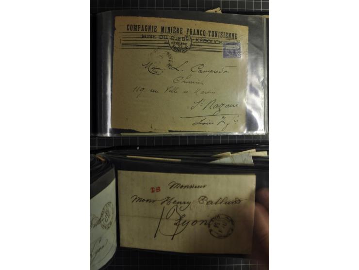 1772/1972 (ca.), interessanter Posten Briefe, Karten und Ganzsachen, dabei Reco, Luftpost etc.