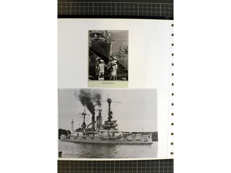 1915/1944, umfangreiche Sammlung "Linienschift Schleswig Holstein" ab 1. WK mit fast 50 Briefen und Karten sowie zusätzlich s