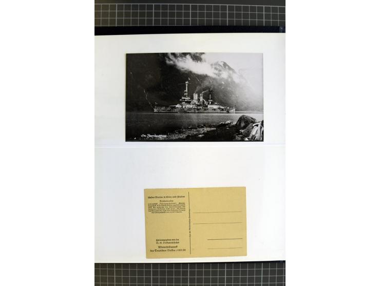 1915/1944, umfangreiche Sammlung "Linienschift Schleswig Holstein" ab 1. WK mit fast 50 Briefen und Karten sowie zusätzlich s