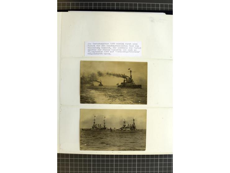 1915/1944, umfangreiche Sammlung "Linienschift Schleswig Holstein" ab 1. WK mit fast 50 Briefen und Karten sowie zusätzlich s