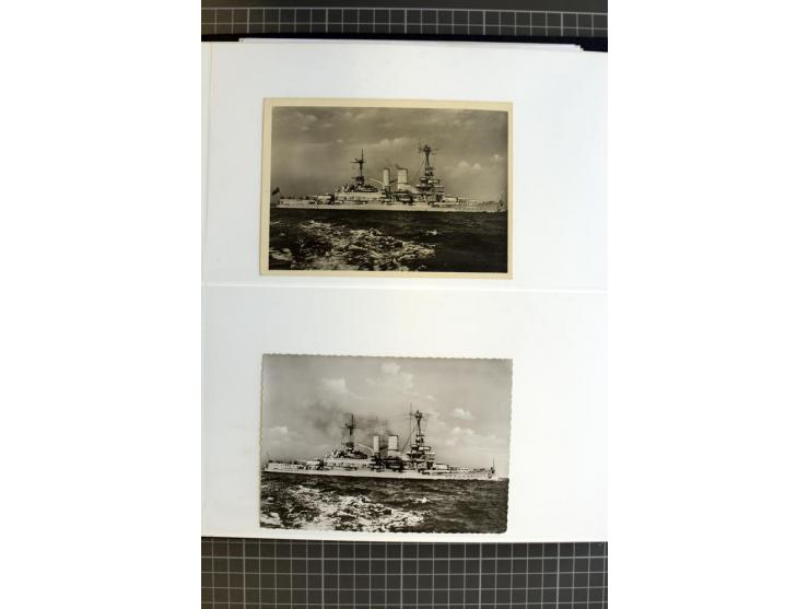 1915/1944, umfangreiche Sammlung "Linienschift Schleswig Holstein" ab 1. WK mit fast 50 Briefen und Karten sowie zusätzlich s