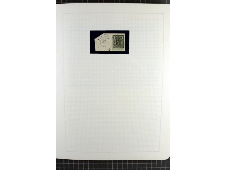 1850/64, ungebrauchte und gestempelte reichhaltige Sammlung, teils mehrfach gesammelt, dabei Einheiten, Rand und Eckrandstück