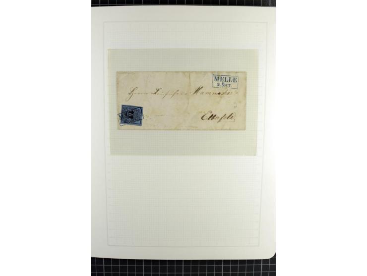 1850/64, ungebrauchte und gestempelte reichhaltige Sammlung, teils mehrfach gesammelt, dabei Einheiten, Rand und Eckrandstück