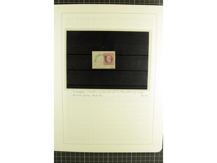 1850/64, ungebrauchte und gestempelte reichhaltige Sammlung, teils mehrfach gesammelt, dabei Einheiten, Rand und Eckrandstück