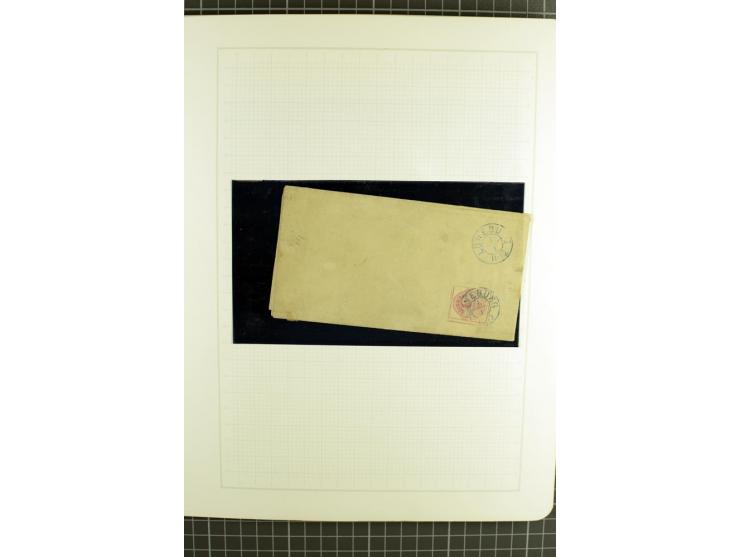 1850/64, ungebrauchte und gestempelte reichhaltige Sammlung, teils mehrfach gesammelt, dabei Einheiten, Rand und Eckrandstück