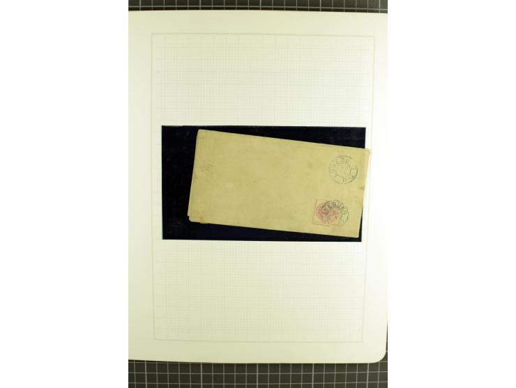 1850/64, ungebrauchte und gestempelte reichhaltige Sammlung, teils mehrfach gesammelt, dabei Einheiten, Rand und Eckrandstück