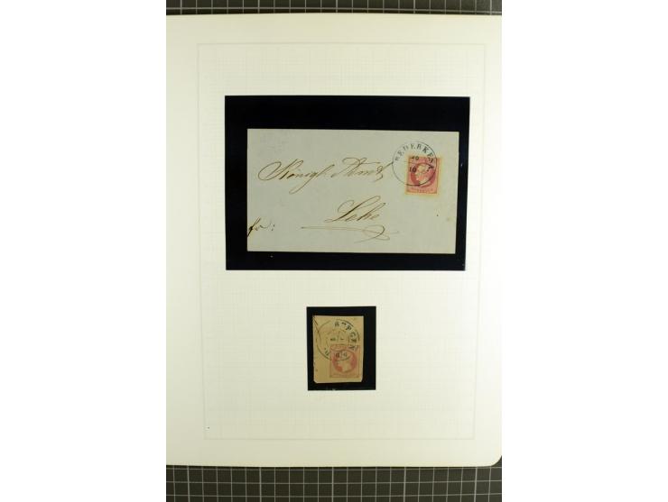 1850/64, ungebrauchte und gestempelte reichhaltige Sammlung, teils mehrfach gesammelt, dabei Einheiten, Rand und Eckrandstück